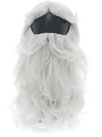 SANTA WIG AND BEARD SET, ADULT - Back