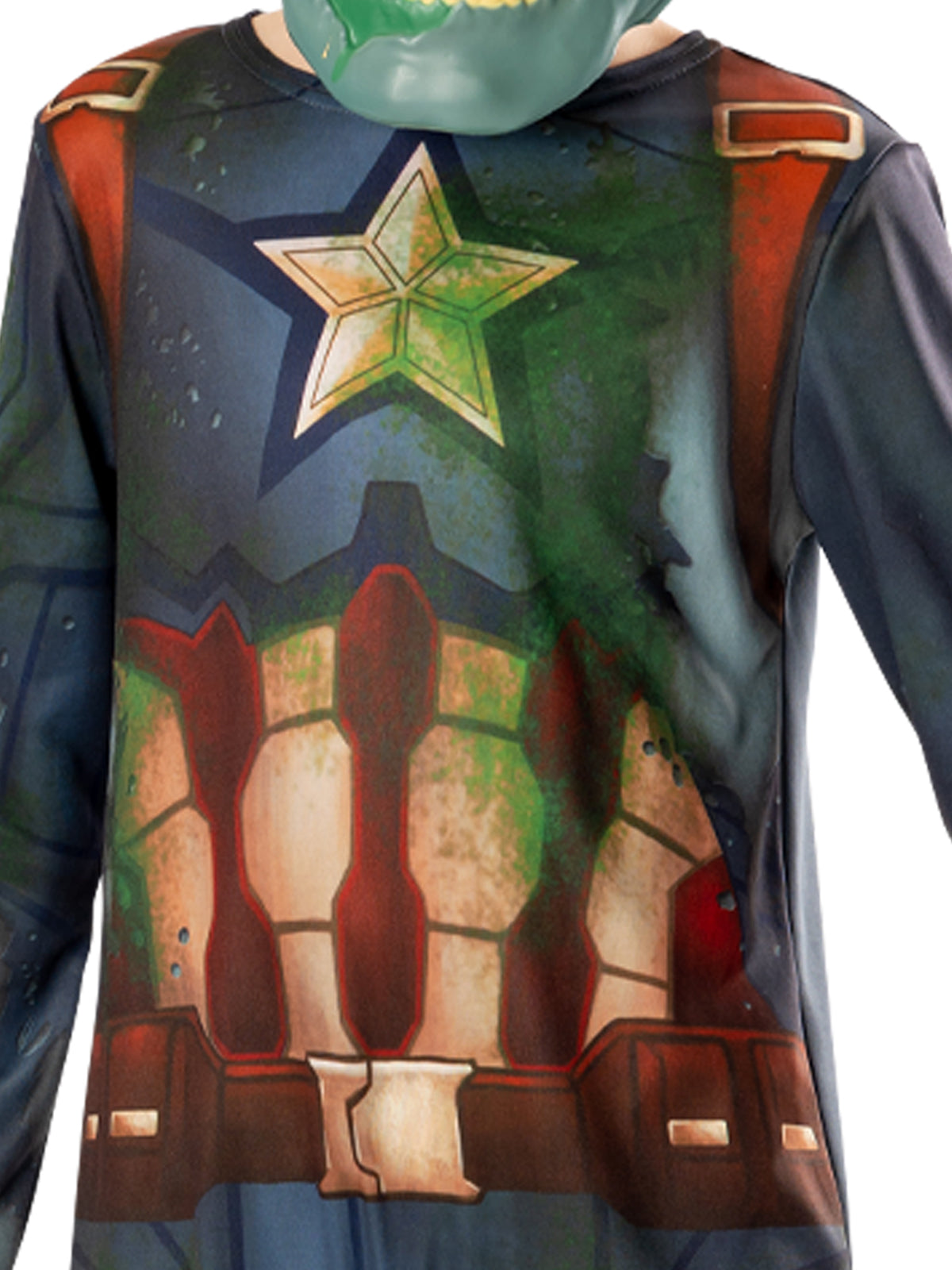CAPTAIN AMERICA WHAT IF?  ZOMBIE DELUXE COSTUME, CHILD - Packaging