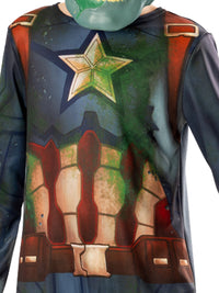 CAPTAIN AMERICA WHAT IF?  ZOMBIE DELUXE COSTUME, CHILD - Packaging