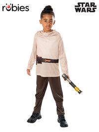 OBI WAN KENOBI COSTUME &amp; LIGHTSABER, CHILD - Front