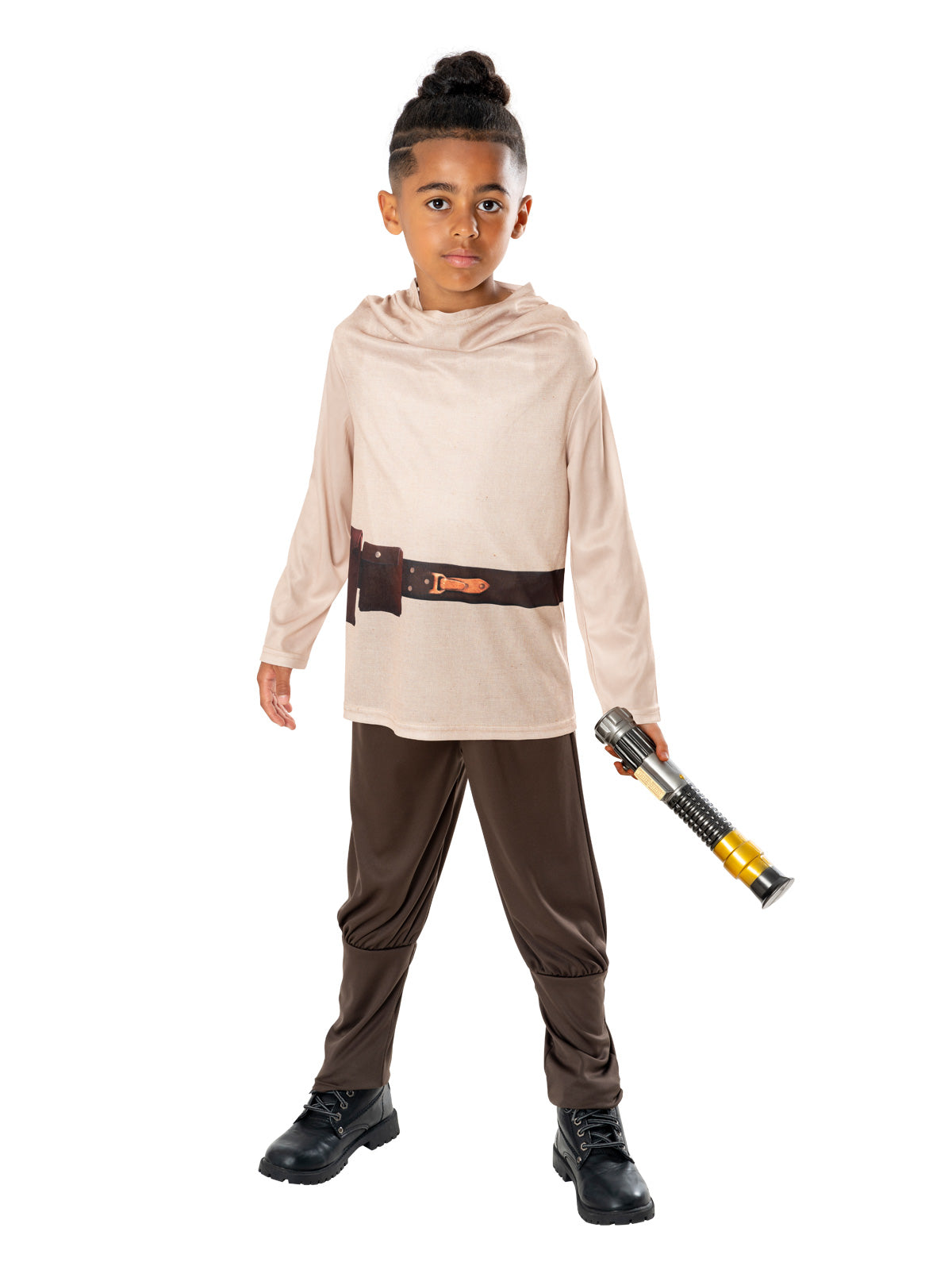 OBI WAN KENOBI COSTUME &amp; LIGHTSABER, CHILD - Back