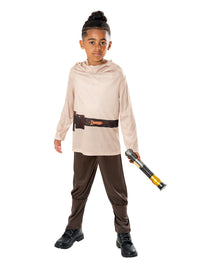 OBI WAN KENOBI COSTUME &amp; LIGHTSABER, CHILD - Back