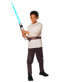 OBI WAN KENOBI COSTUME &amp; LIGHTSABER, CHILD