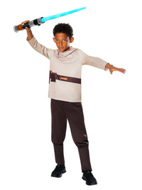 OBI WAN KENOBI COSTUME &amp; LIGHTSABER, CHILD