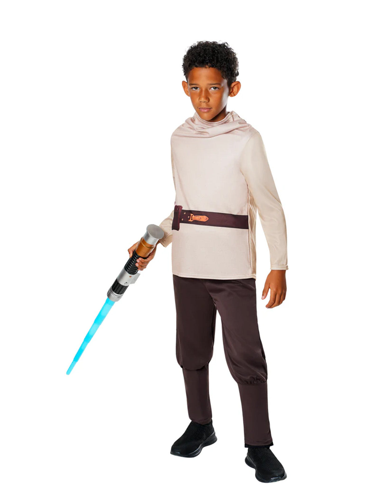 OBI WAN KENOBI COSTUME &amp; LIGHTSABER, CHILD - Side