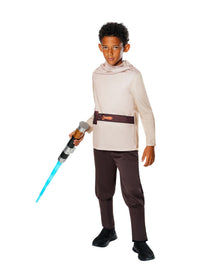 OBI WAN KENOBI COSTUME &amp; LIGHTSABER, CHILD - Side