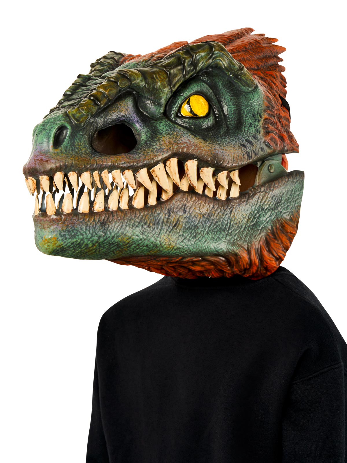 PYRORAPTOR MOVEABLE JAW MASK - CHILD - Back