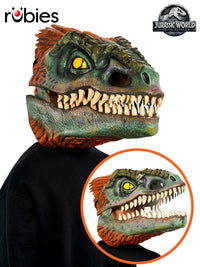 PYRORAPTOR MOVEABLE JAW MASK - CHILD - Front