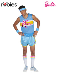 BARBIE KEN EXERCISE COSTUME, ADULT - Front