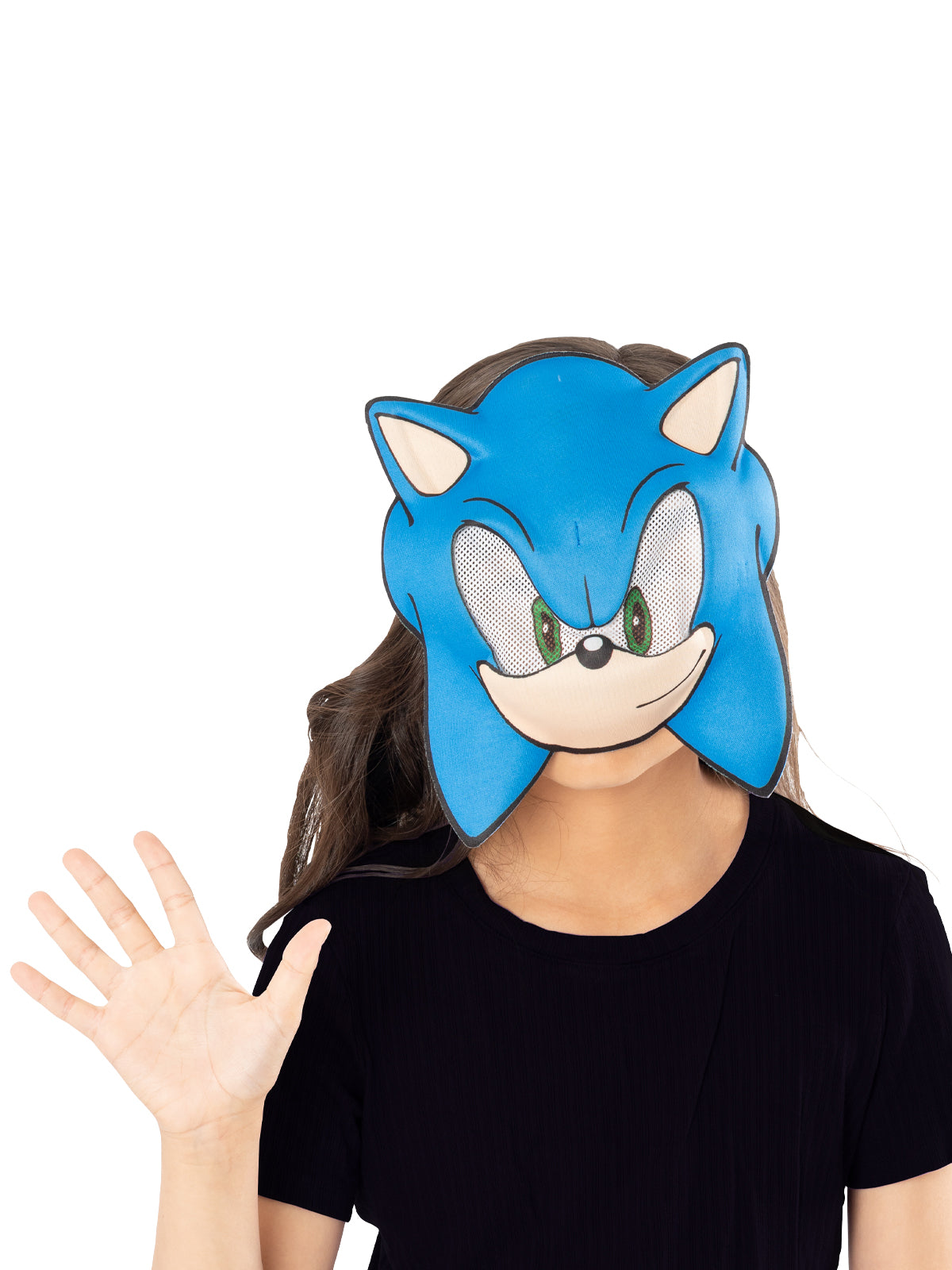SONIC THE HEDGEHOG 1/2 MASK - CHILD - Back