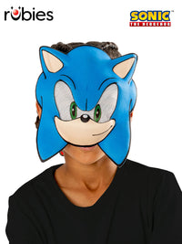 SONIC THE HEDGEHOG 1/2 MASK - CHILD - Front