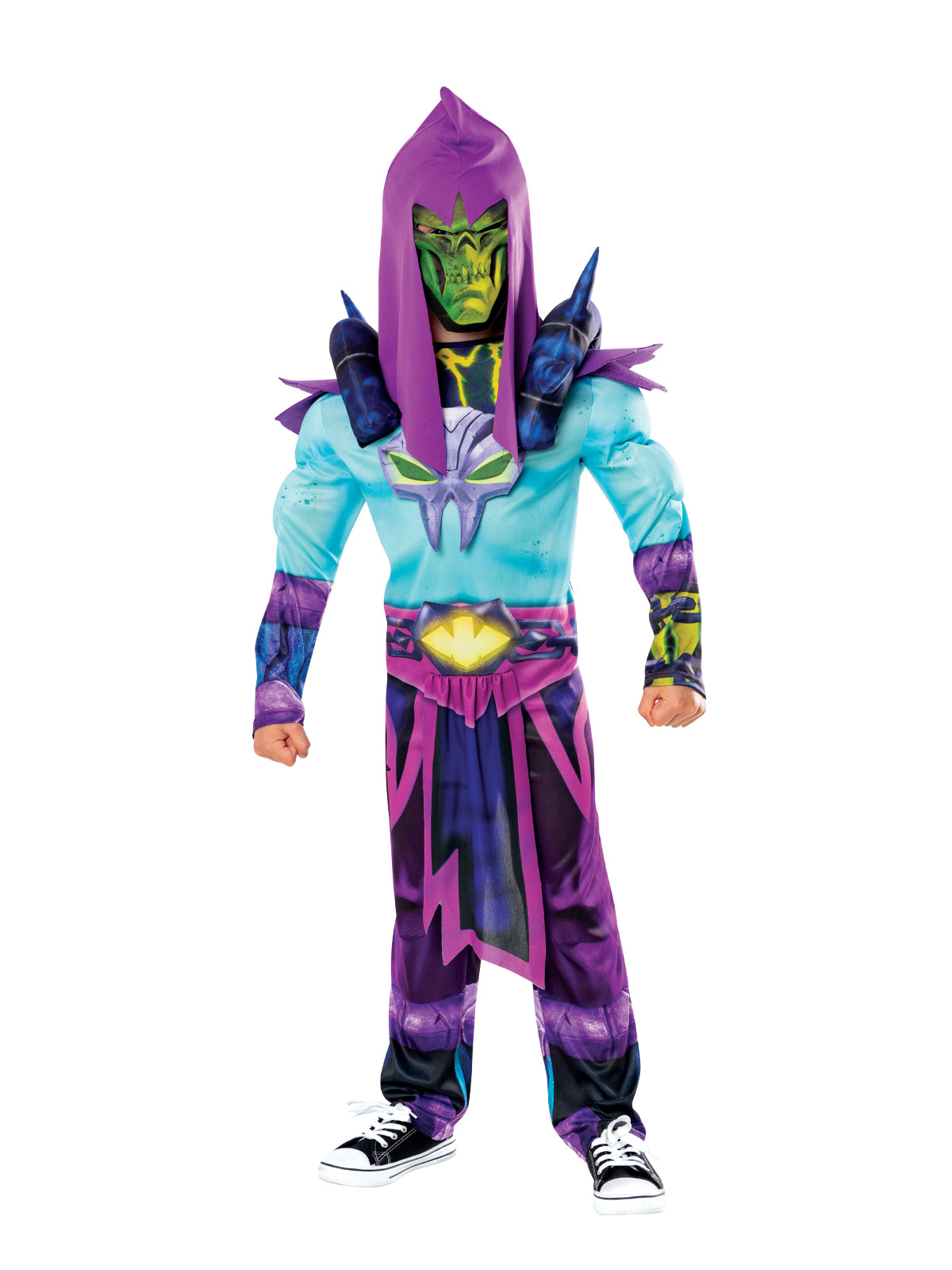 HE-MAN MASTERS OF THE UNIVERSE SKELETOR DELUXE COSTUME, CHILD - Back