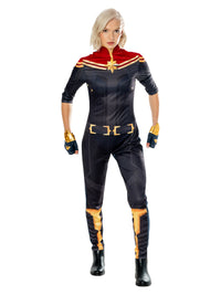 CAPTAIN MARVEL THE MARVELS DELUXE COSTUME, ADULT - Back