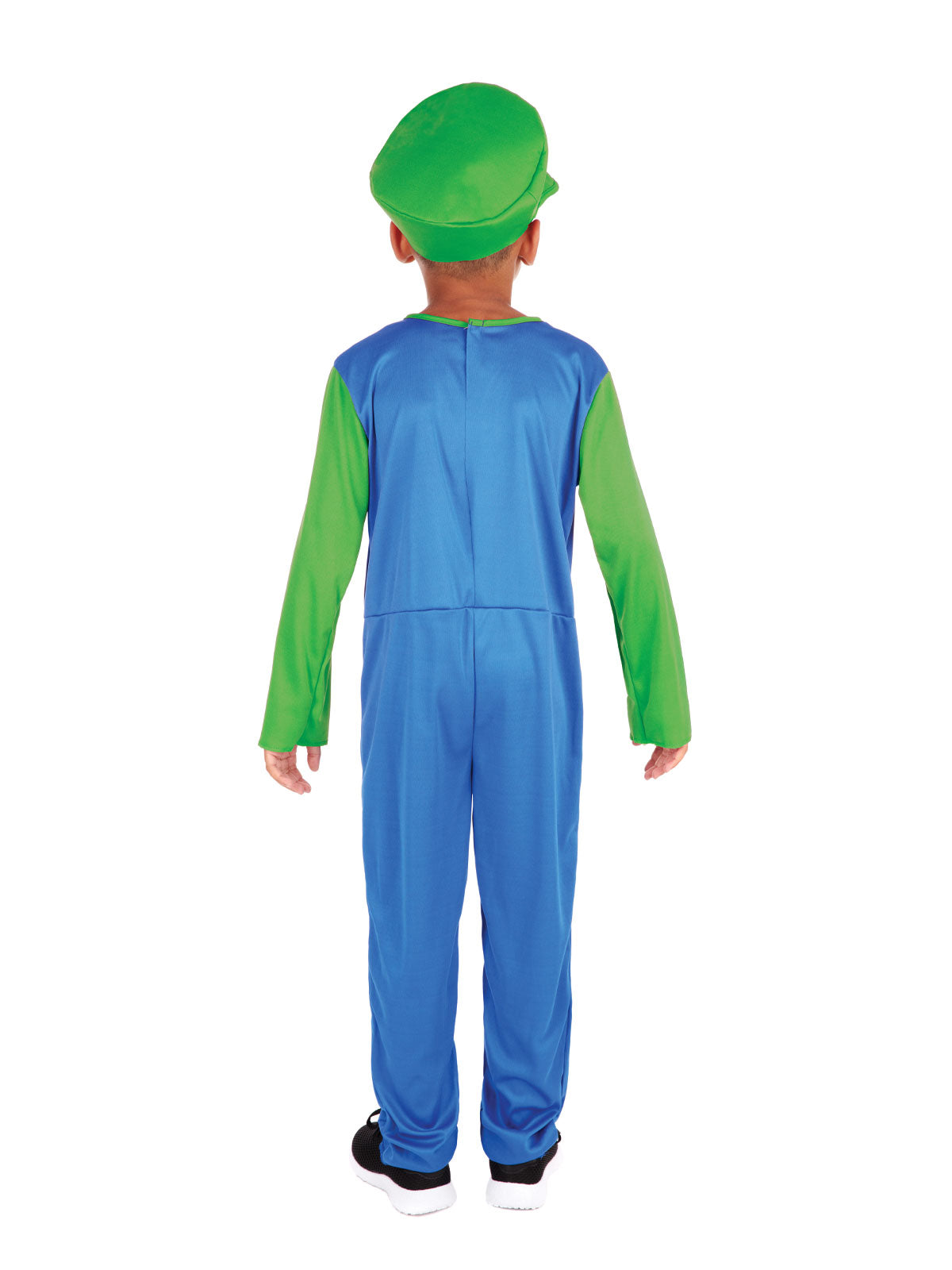 GREEN PLUMBER BOY COSTUME, CHILD - Side