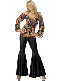 HIPPIE COSTUME, ADULT - Back