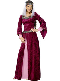 MAID MARION COSTUME, ADULT - Back