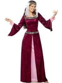 MAID MARION COSTUME, ADULT - Front