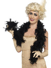 FEATHER BOA, BLACK - Front