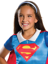 SUPERGIRL DCSHG CLASSIC COSTUME, CHILD - 9-12 YRS - Back