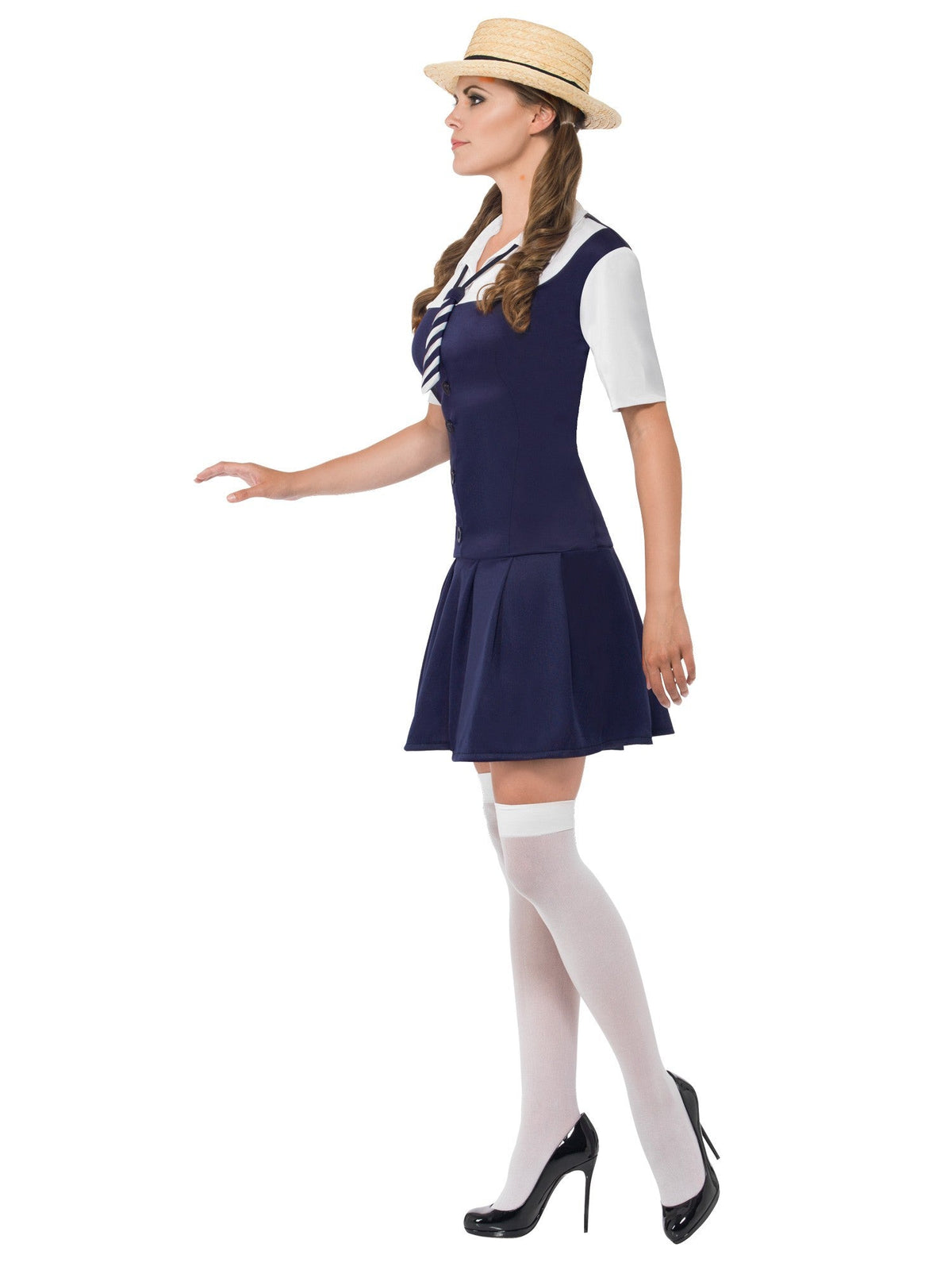 SCHOOL GIRL COSTUME, ADULT - S - Back
