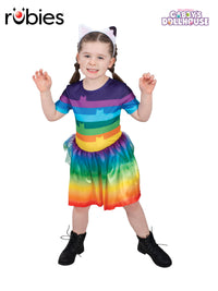 GABBY RAINBOW TUTU COSTUME - GABBY'S DOLLHOUSE, CHILD - Front