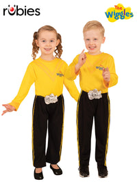 THE WIGGLES YELLOW DELUXE PANTS COSTUME, CHILD - Front