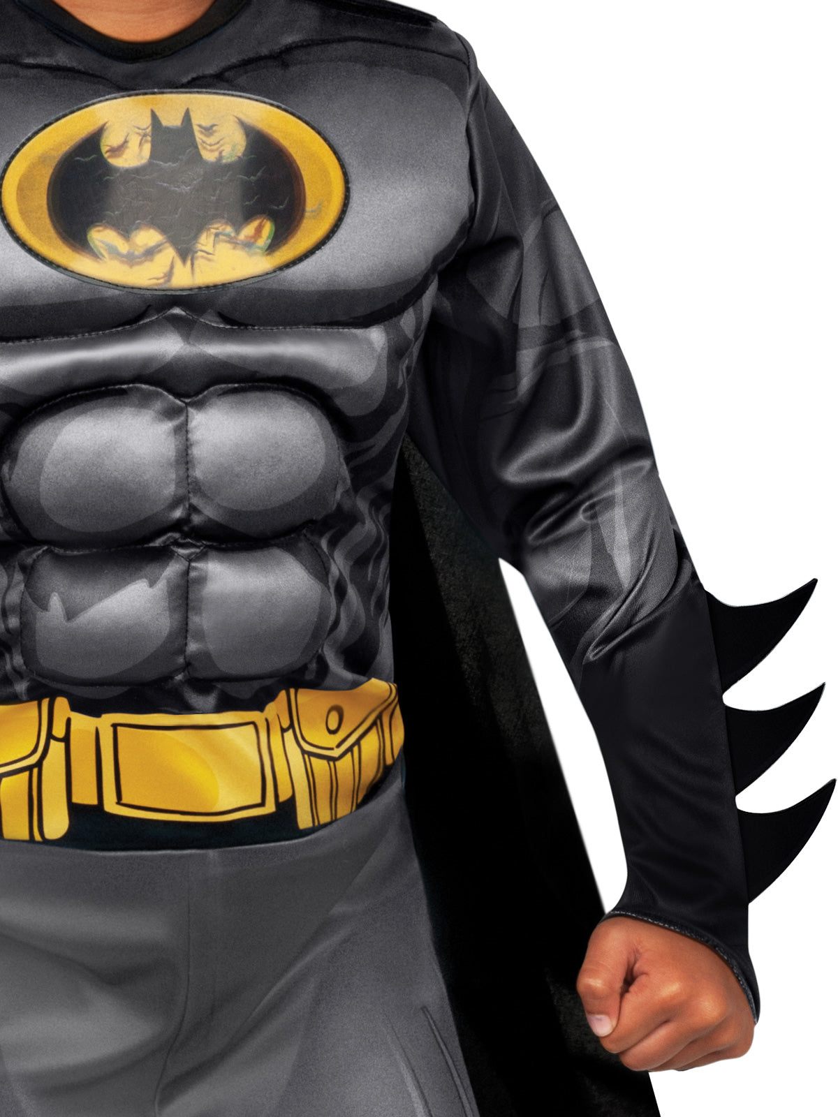 BATMAN DELUXE LENTICULAR COSTUME, CHILD - Side