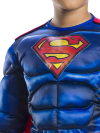 SUPERMAN DELUXE LENTICULAR COSTUME, CHILD - Back