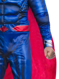 SUPERMAN DELUXE LENTICULAR COSTUME, CHILD - Side