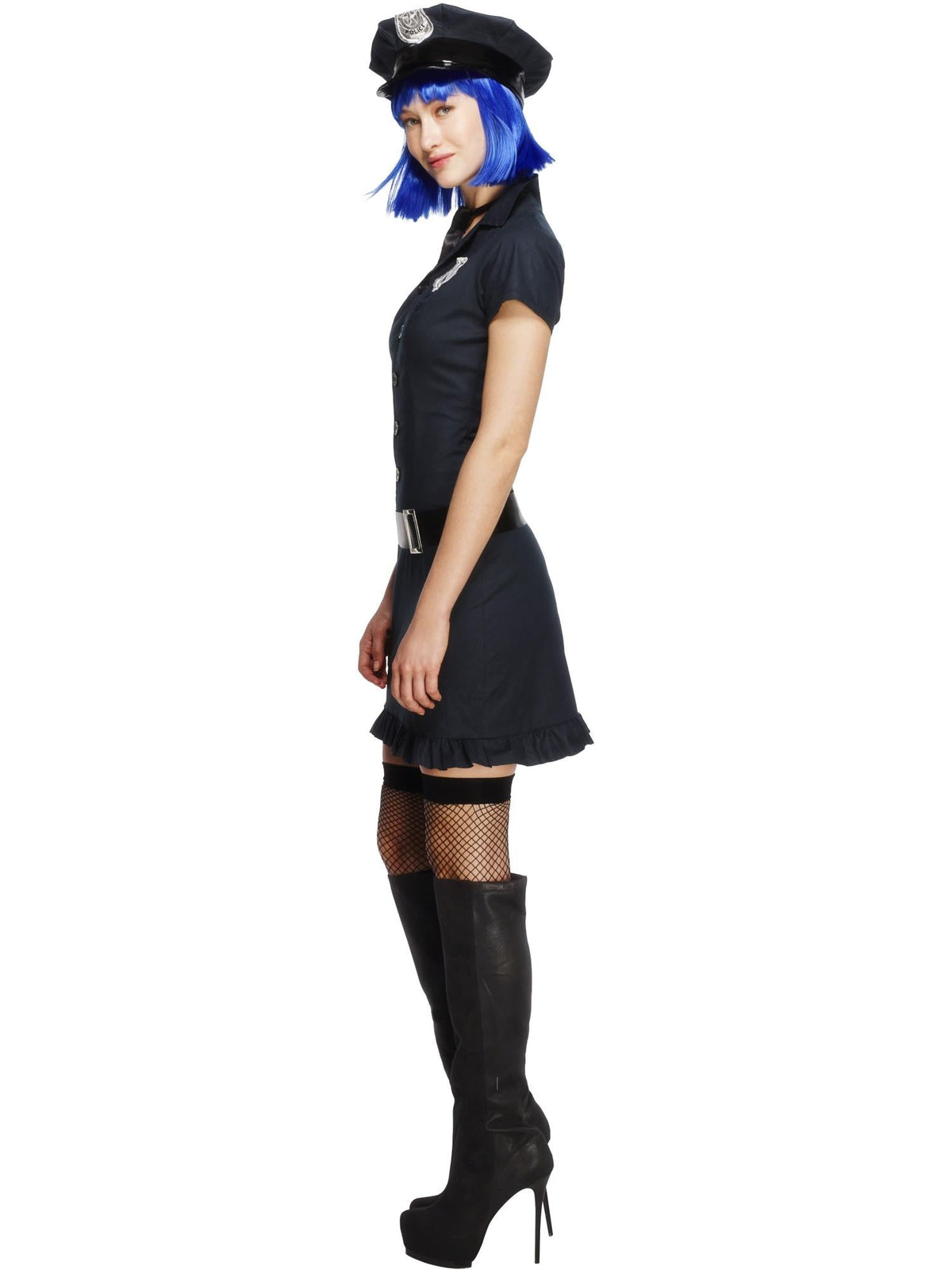 FEVER NAUGHTY COP COSTUME, ADULT - M - Back