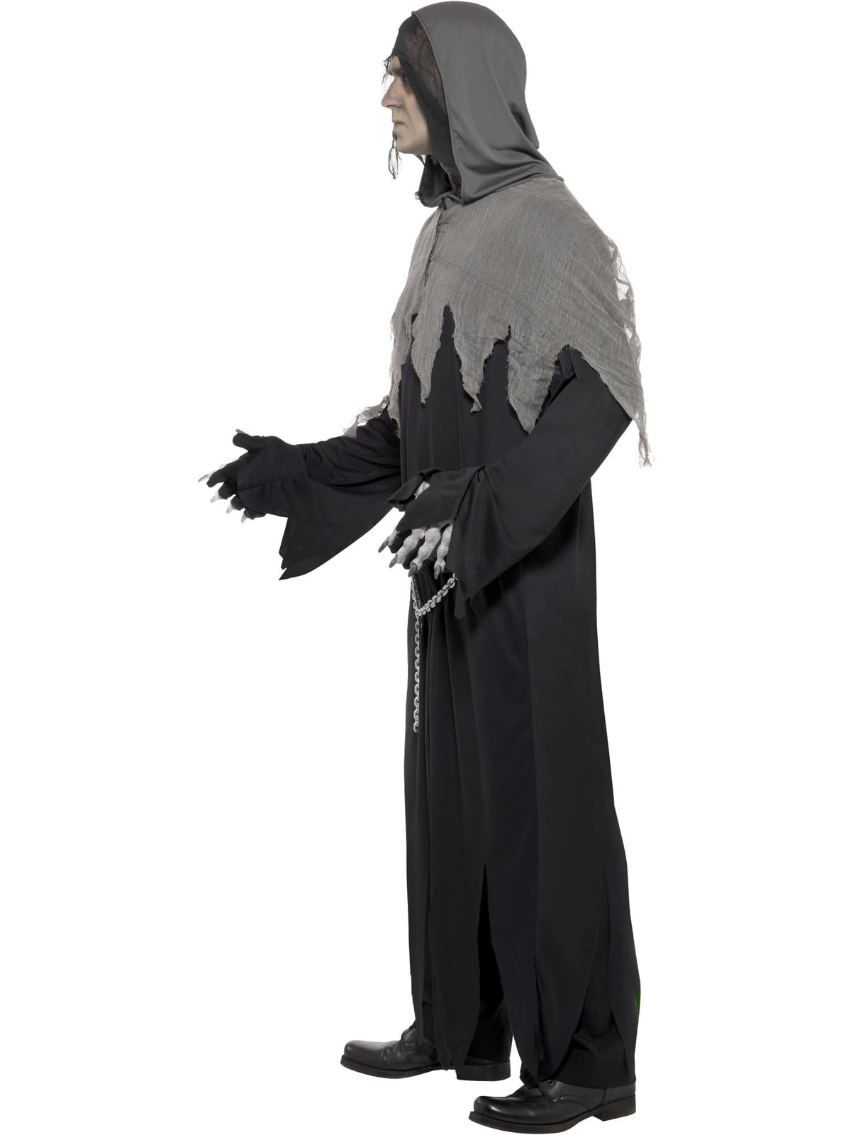GRIM REAPER DELUXE ROBE COSTUME, ADULT - M - Back