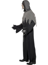 GRIM REAPER DELUXE ROBE COSTUME, ADULT - M - Back