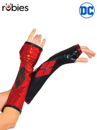 HARLEY QUINN GAUNTLETS - ADULT - Front