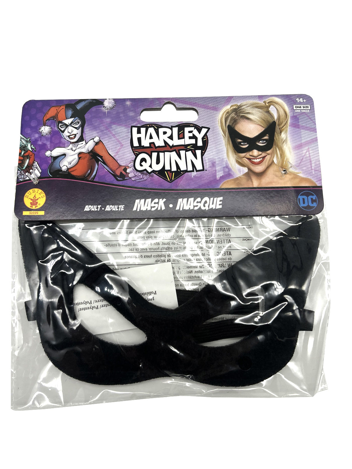 HARLEY QUINN MASK - ADULT