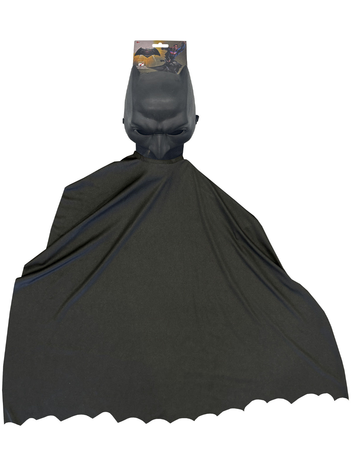 BATMAN CAPE &amp; MASK SET, CHILD - 6 Plus - Packaging
