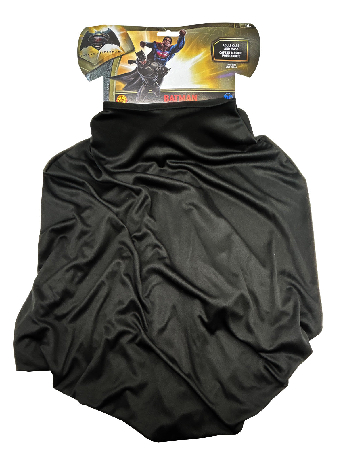 BATMAN CAPE AND MASK SET, ADULT - STD - Packaging