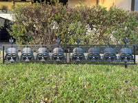 DARTH VADER 2 PIECE FENCE DECOR - Side