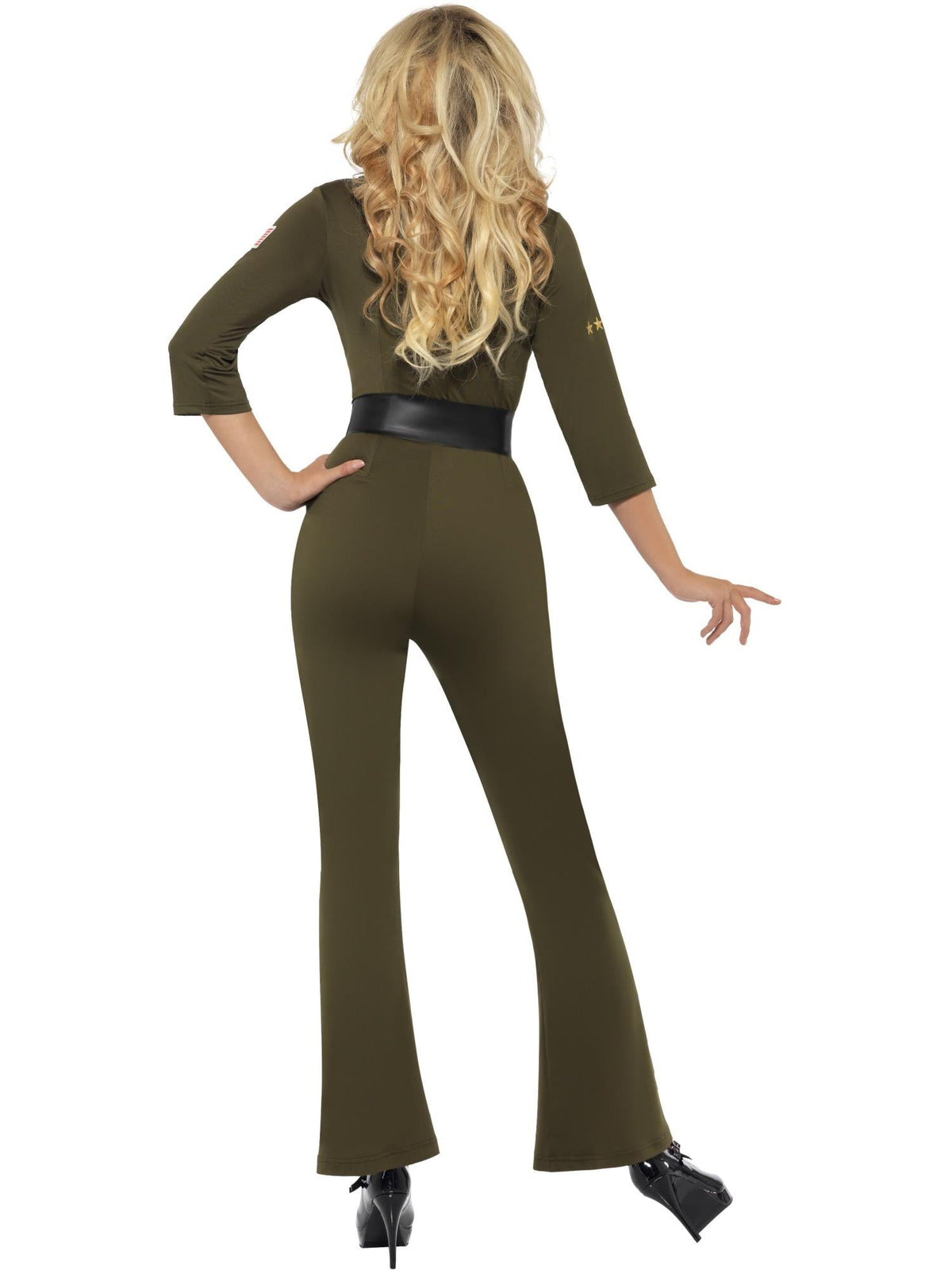 TOP GUN AVIATOR PANTS COSTUME, ADULT - M - Side