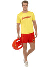 BAYWATCH MEN'S BEACH COSTUME - Front