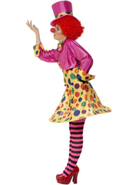 CLOWN LADY COSTUME, ADULT - PLUS - Back