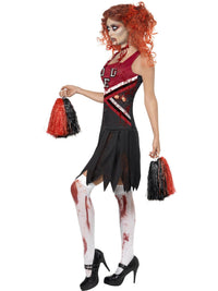 HIGH SCHOOL HORROR CHEERLEADER ADULT WOMEN'S COSTUME - XS - Side