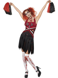 HIGH SCHOOL HORROR CHEERLEADER ADULT WOMEN'S COSTUME - XS - Back