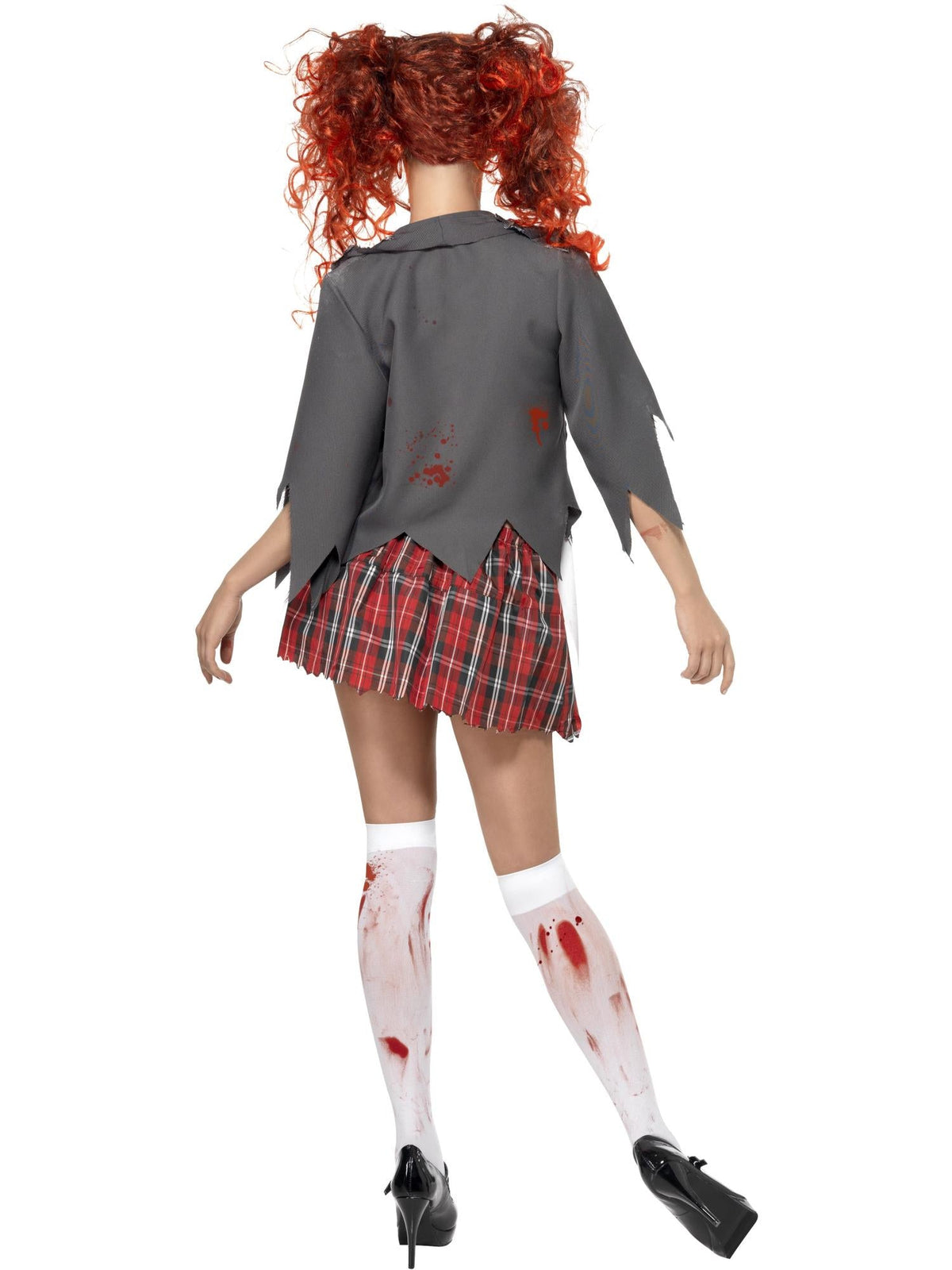 ZOMBIE SCHOOLGIRL COSTUME, ADULT - Side