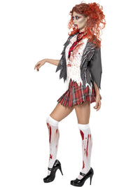 ZOMBIE SCHOOLGIRL COSTUME, ADULT - Back