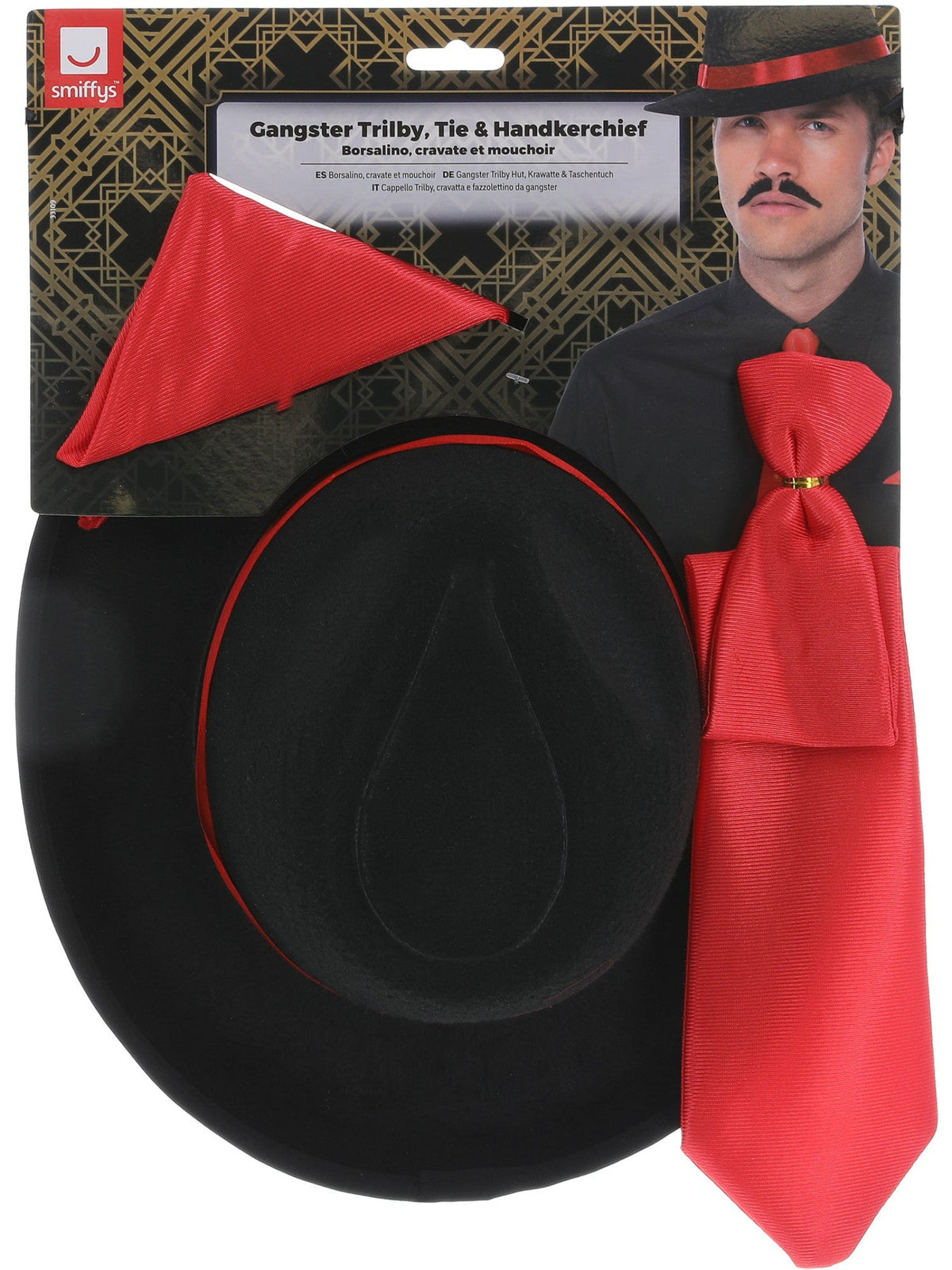 GANGSTER ACCESSORY KIT, ADULT - Back