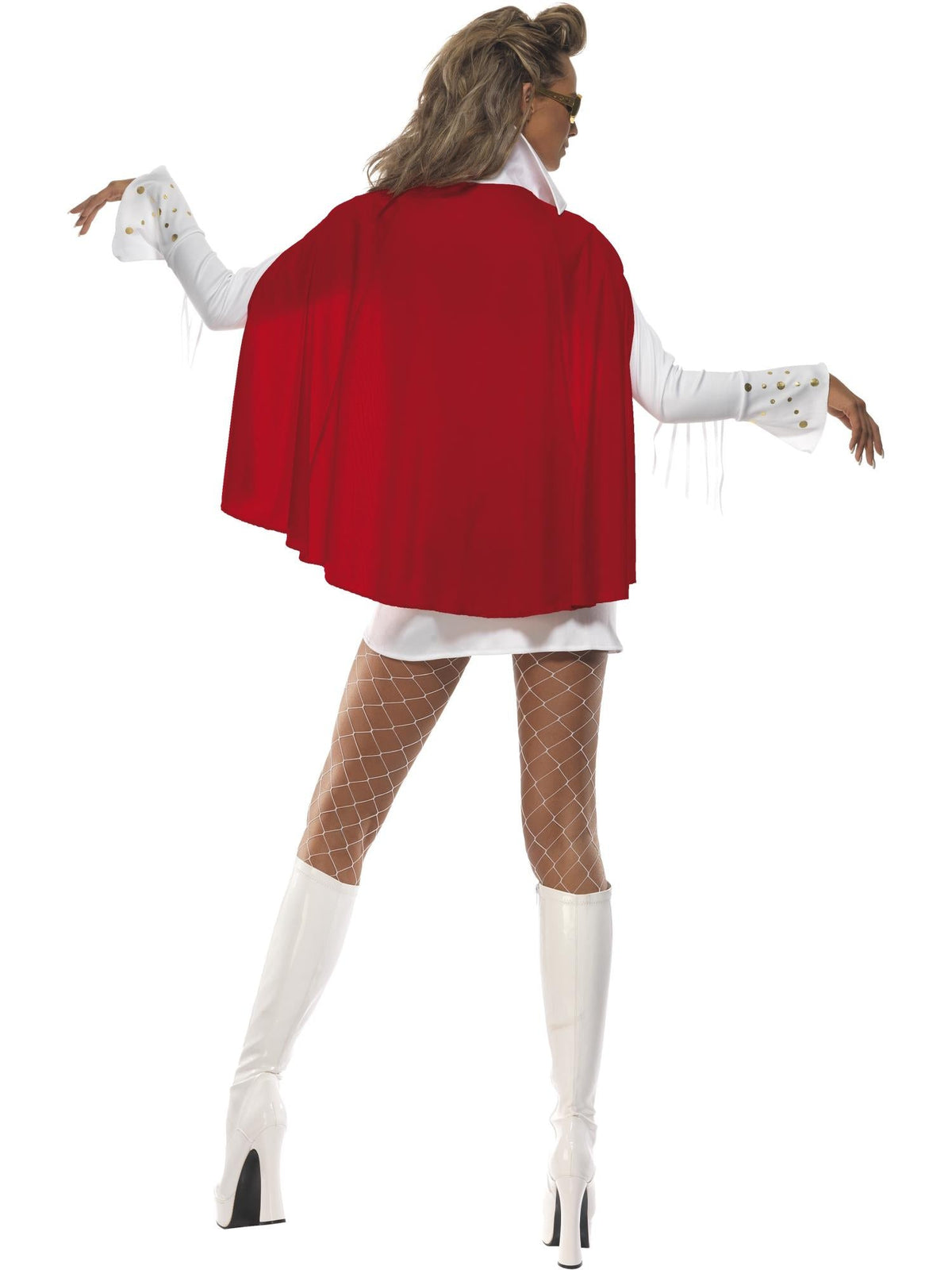 ELVIS VIVA LAS VEGAS COSTUME, WHITE - S - Packaging
