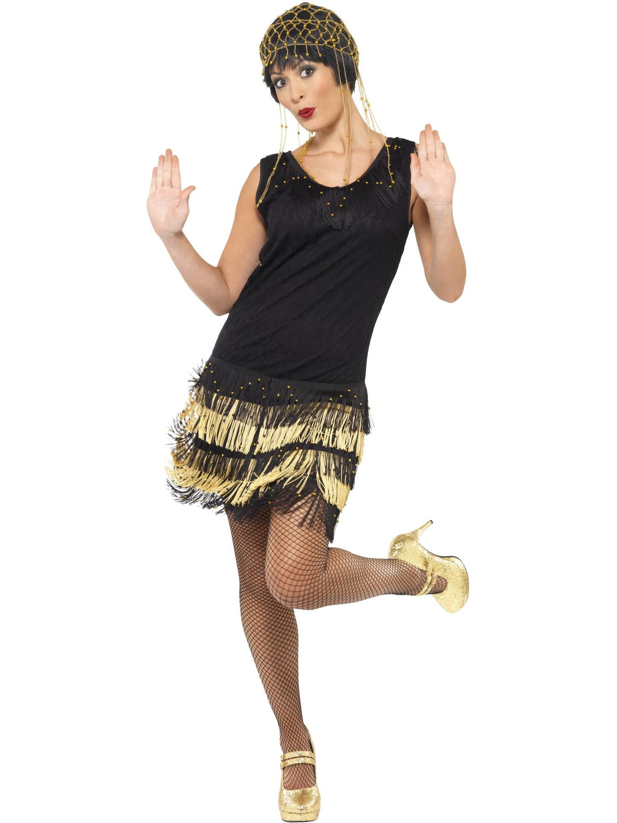 FLAPPER FRINGED 1920'S COSTUME, ADULT - Packaging