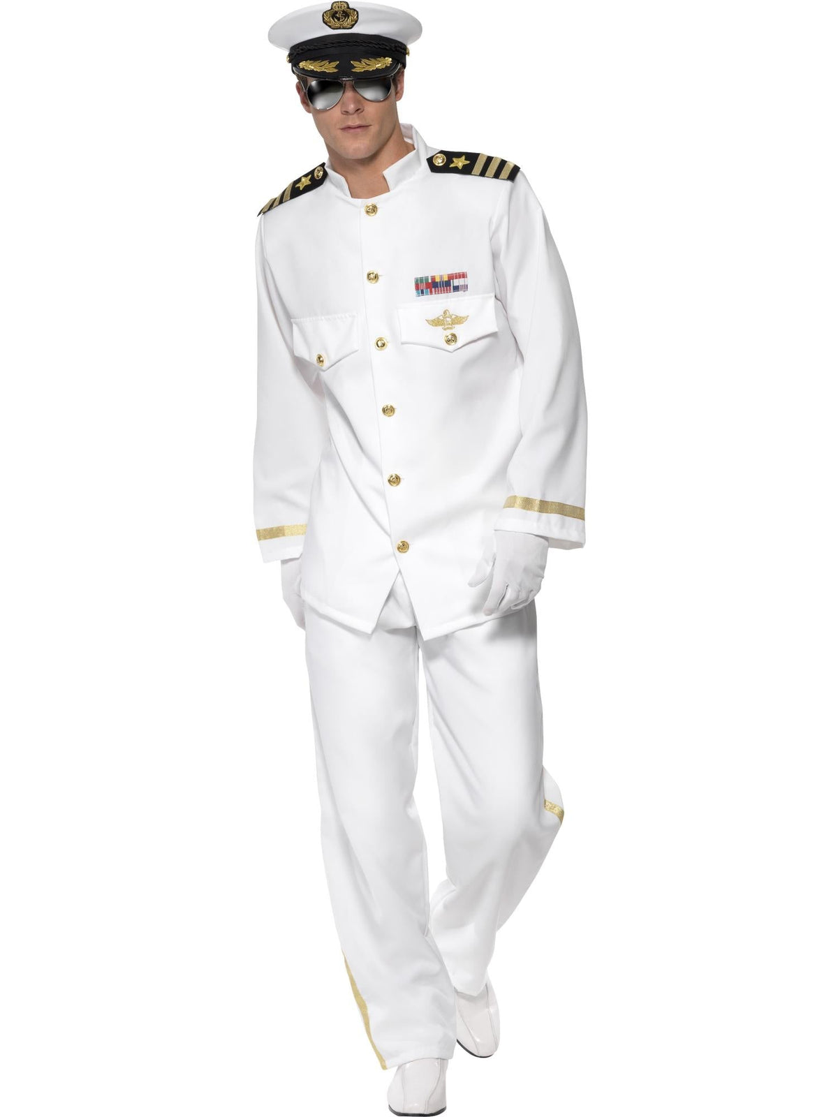 CAPTAIN DELUXE COSTUME - XL - Back