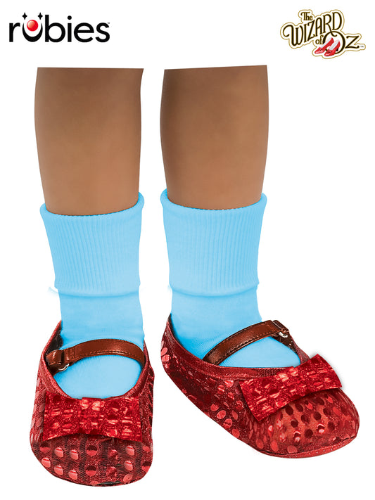 DOROTHY SEQUIN SHOE COVERS CHILD - SIZE 11-13 US - Front
