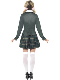 PREPPY SCHOOLGIRL COSTUME, ADULT - Side